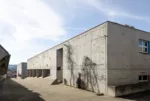 Lycée Le Corbusier, Lons-le-Saunier (39) / 1988 arch. Jean Dubus  - Vue extérieure - photo caue39 02-2017