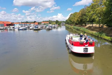 Le port de Decize © Département de la Nièvre, Johan Boulet